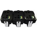HP 02 (C8721WN) Black (Pack of 3) (Remanufactured)