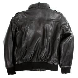 United Face Boy's Lambskin Leather Biker Jacket