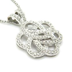 D'sire 18k White Gold 2/5ct TDW Diamond Pendant (G-H, VS1-VS2)