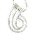 D'sire 18k White Gold 3/4ct TDW Diamond Pendant (G-H, VS1-VS2)