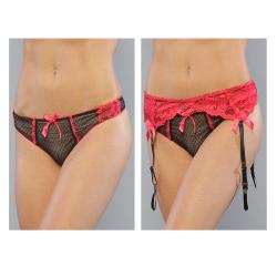 Biatta Intimates 'Simone' Garter Belt and Thong Set