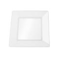 SilverEdge Clear 6.5-inch Square Plastic Plates (Set of 10)