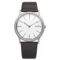 Skagen Men's Steel Super Slim Brown Watch
