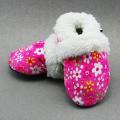 Pink Flower Soft Sole Baby Shoes