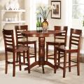 Adrienne Antique Oak 5-Piece Dining Set