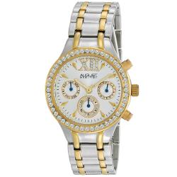 August Steiner Women's Crystal Multifunction Bracelet Watch