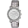 August Steiner Women's Swiss Quartz Multifunction Crystal Watch