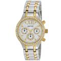 August Steiner Women's Crystal Multifunction Bracelet Watch