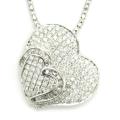 D'sire 18k White Gold 3/4ct TDW Diamond Pendant (G-H, VS1-VS2)