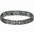 Men's Tungsten Obsessed Conch Shell Inlay Bracelet (10.6 mm)