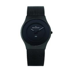 Skagen Denmark Men's Super Slim Matte Black Watch