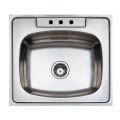 TEKA Stainless Steel 25-inch Top Mount Single Bowl Kitchen Sink