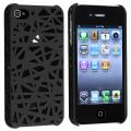 Black Bird Nest Rear Snap-on Case for Apple iPhone 4/ 4S