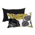 Pillow Perfect Floral Flocked Throw Pillow
