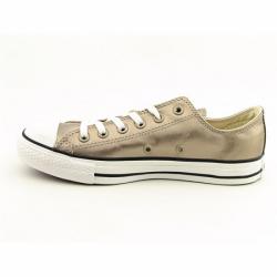 Converse Men's Gold Metallic Oxford Sneakers (Size 7.5)