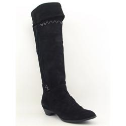  MIA Women's 'Masterpiece' Black Suede Boots (Size 6.5)
