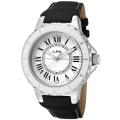 a_line Women's 'Marina' Black Leather Watch