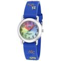 Activa Juniors Blue Rubber With Multicolor Alphabet Design Watch