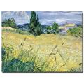 Vincent van Gogh 'Landscape with Green Corn 1889' Canvas Art