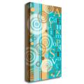 Grace Riley 'Circles and Letters' Canvas Art