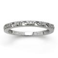 Sterling Silver Diamond Accent Stackable Ring (Size 7)