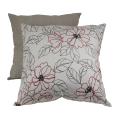 Pillow Perfect White/ Red Floral Throw Pillow