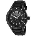 I by Invicta Men's Black Textured Silicon Watch