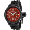 Invicta Men's 'Russian Diver' Black Polyurethane Watch