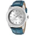 Invicta Men's 'Pro Diver' Aqua Genuine Leather Watch