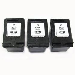HP 98 Black Ink Cartridge (Remanufactured) (Pack of 3)