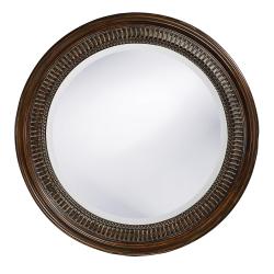 Wales Bronze Resin Ribbed Mirror