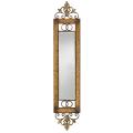 Pasquale Black Metal Scroll Mirror