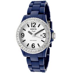 Invicta Women's 'Angel' Blue Plastic Watch
