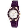Invicta Women's 'Angel' Plum Polyurethane Watch
