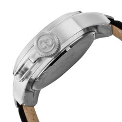 Invicta Men's 'Corduba' Black Genuine Calf Leather Watch
