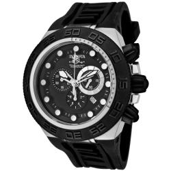 Invicta Men's 'Subaqua/Sport' Black Polyurethane Watch