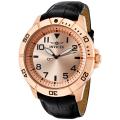 Invicta Men's 'Specialty' Black Leather Watch