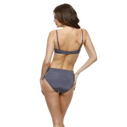 1 Sol Women's V-neck Bra Top Bikini