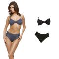 1 Sol Women's V-neck Bra Top Bikini