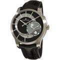 Maurice Lacroix Men's 'Miros' Black GMT Dial Watch