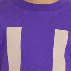 American Apparel Kids' 'Ll' Purple Cotton T-Shirt (Size 2)