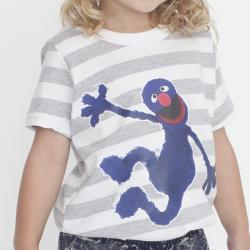 American Apparel Kids' Grover Sesame Street T-Shirt (Size 6)