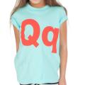American Apparel Kids' 'Qq' Aqua Cotton T-Shirt