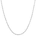 Sterling Silver 24-inch Alternate Link Chain Necklace