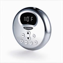 Mr. Steam Round Chrome Temperature Control