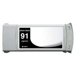 HP 91/ C9465A Photo Black Pigment Ink Cartridge (Remanufactured)