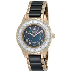 Burgi Women's Ceramic Bracelet Baguette Quartz Watch