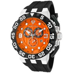 Swiss Legend Men's 'Challenger' Black Silicon Watch