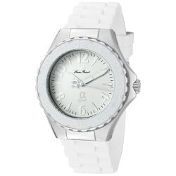 Lucien Piccard Women's 'A Sport' White Silicon Watch