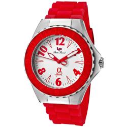 Lucien Piccard Women's 'A Sport' Red Silicon Watch
